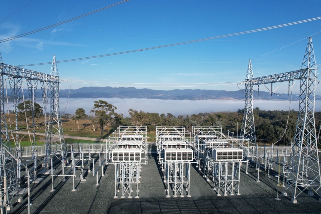 SmartValve deployment at Transgrid substation in southern Australia as part of the VNI project