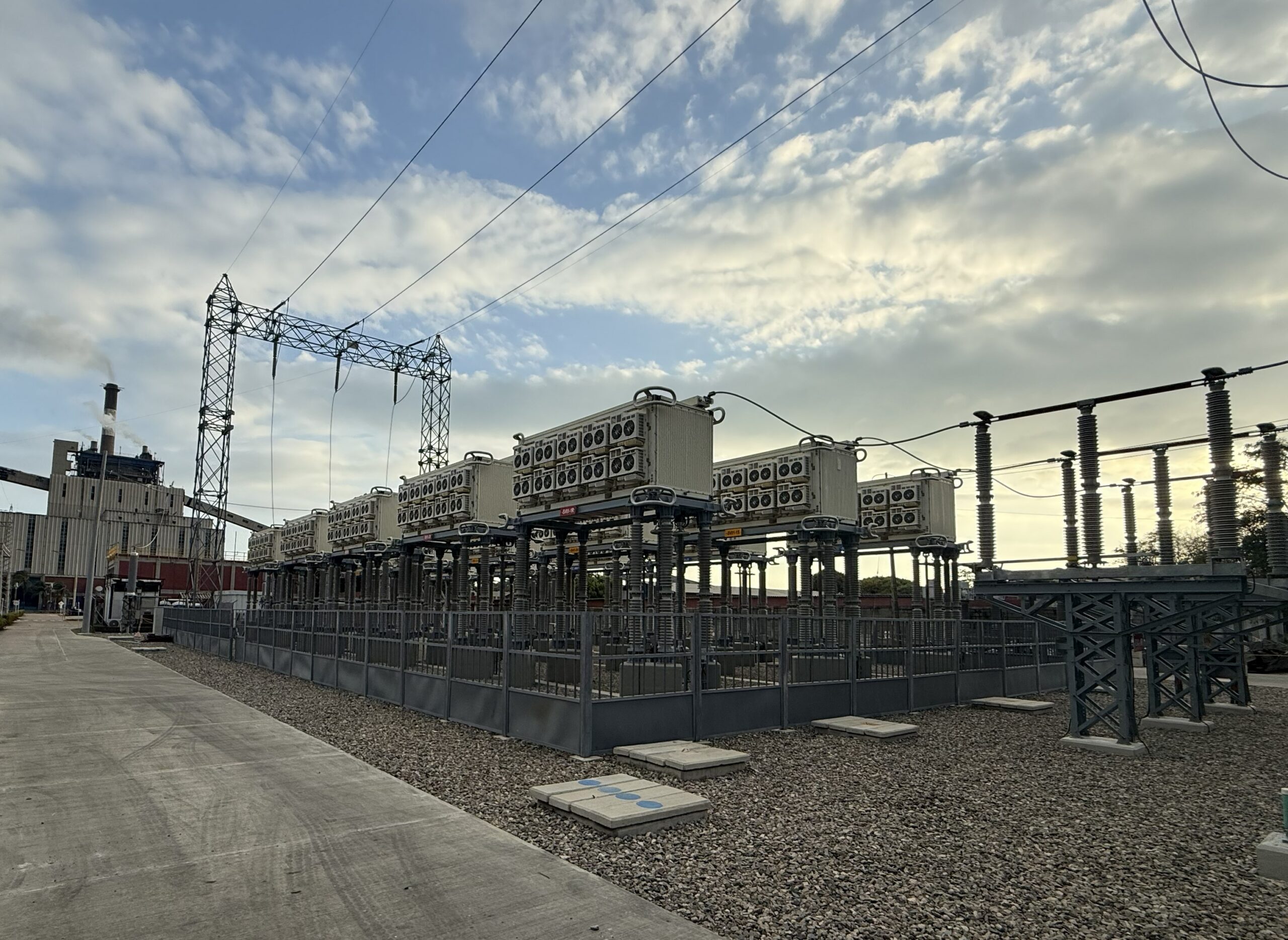 SmartValve units at the Termoguajira substation in La Guajira, Colombia