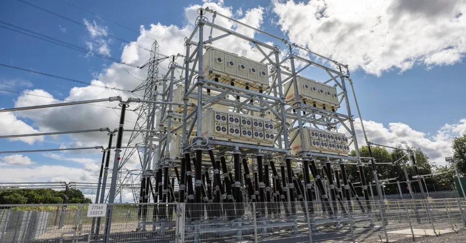 Smart Wires equipment installed on a transmission network
